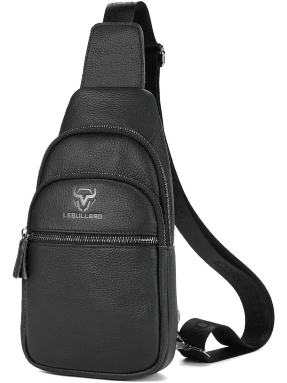 Stylish Leather Crossbody Sling Bag for Men | Versatile Chest & Shoulder Bag